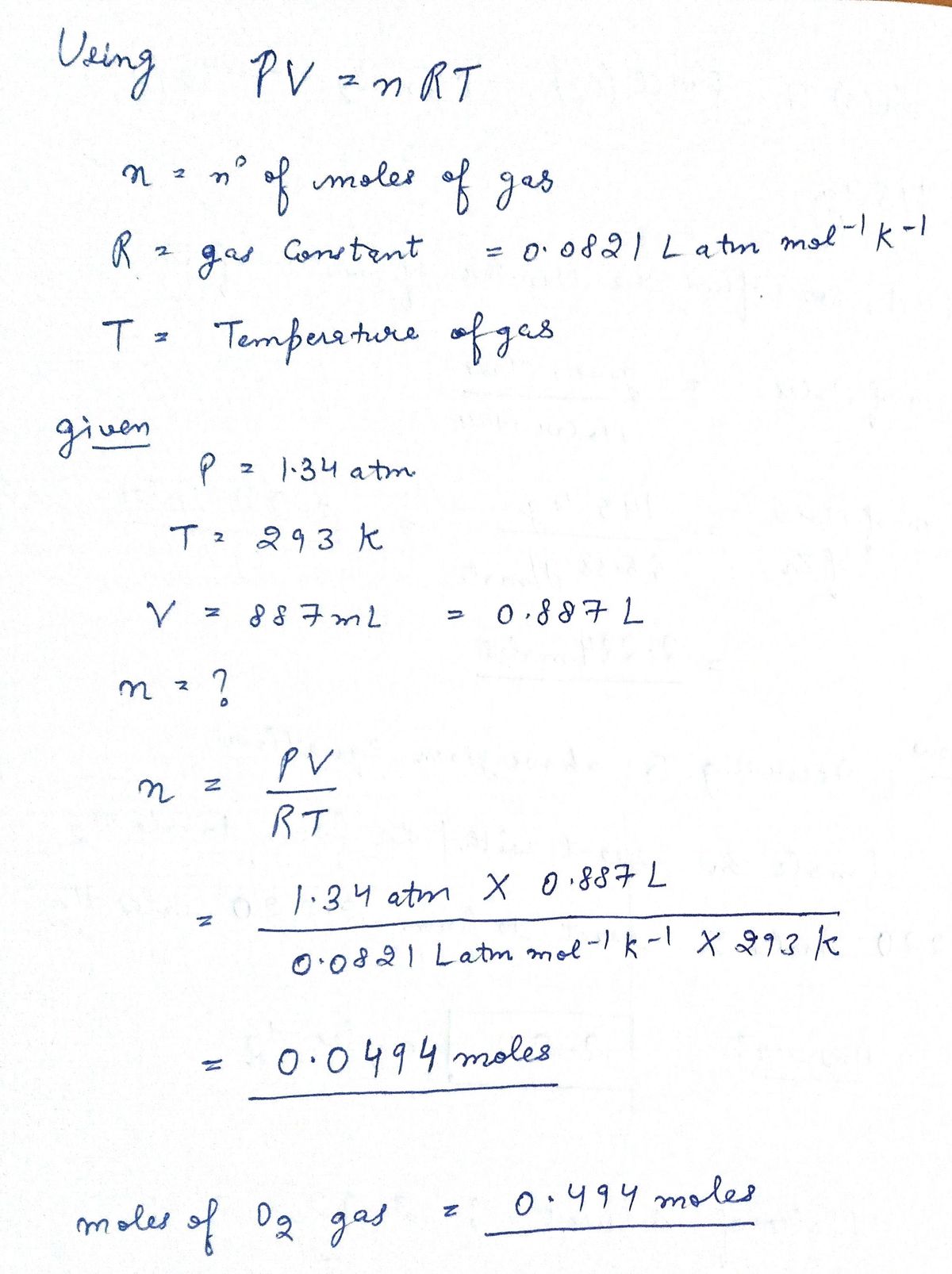 Chemistry homework question answer, step 2, image 1